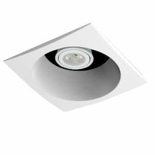 Aero Pure 20W Bathroom Fan w/ Recessed Light, Square Trim, 80 CFM