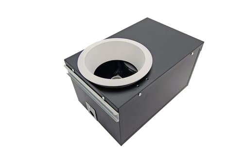Aero Pure 20W Fan-in-a-Can Recessed Bathroom Fan, Round Grille, 80 CFM, White Trim
