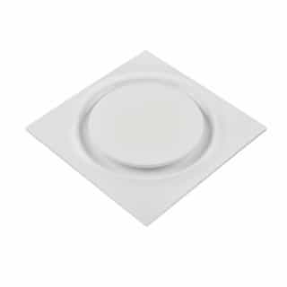 Replacement Grill For ABF Series Bath Fan, Round, White