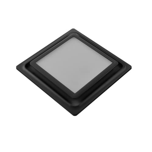 Aero Pure Replacement Grill For ABF Series Bath Fan w/ Light, Square, Black
