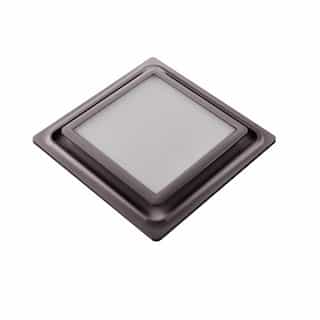 Replacement Grill For ABF Series Bath Fan w/ Light, Square, Bronze