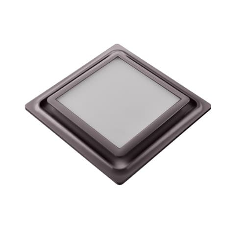 Aero Pure Replacement Grill For ABF Series Bath Fan w/ Light, Square, Bronze