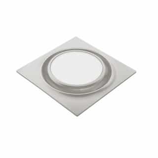 Replacement Grill For ABF Series Bath Fan w/ Light, Round, Nickel