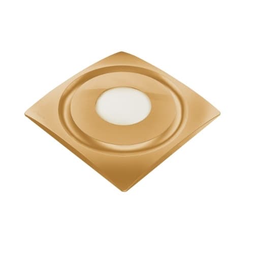 Aero Pure Replacement Grill For AP & VSF Series Bath Fan w/ Light, Round, Gold