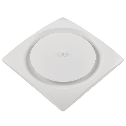 11W Bathroom Fan w/ Humidity & Motion, 80-140 CFM, 120V, White