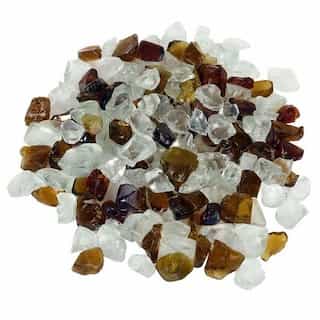 Decorative Fire Glass, Canyon Brown, 5 lbs