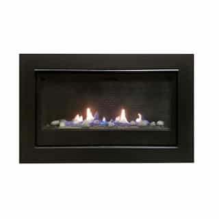 Sierra Flame 36-in Boston Series Direct Vent Linear Gas Fireplace, Liquid Propane