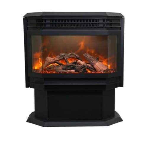 26-in Freestanding Electric Fireplace w/ Remote