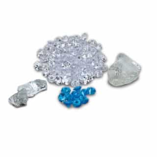 Amantii Decorative Fire Glass Kit w/ Clear & Acrylic Nuggets