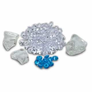 Decorative Fire Glass Diamond Ice Media Kit 