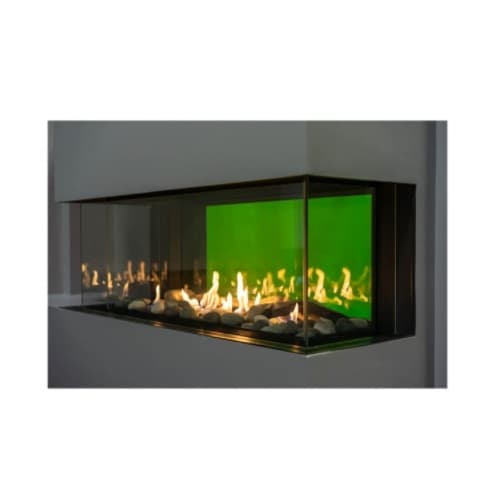 48-in Lyon 4-Sided See-Through Gas Fireplace