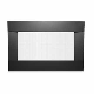Sierra Flame Basic Surround w/ Safety Barrier for Newcomb Fireplace, Black
