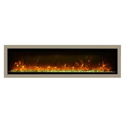 34-in Fireplace Surround for Symmetry Series, Bronze
