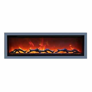 Amantii 74-in Fireplace Surround for Symmetry Series, Grey
