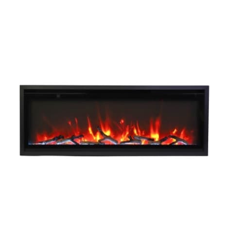 Amantii 50-in Symmetry Xtra Slim Electric Fireplace w/ Remote & WiFi