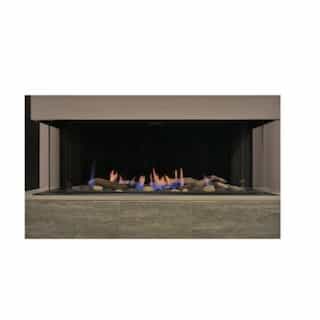 48-in Toscana Series 3-Sided Gas Fireplace
