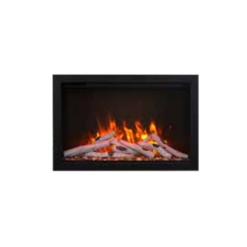 Amantii 33-in Bespoke Electric Fireplace Insert w/ Remote & WiFi