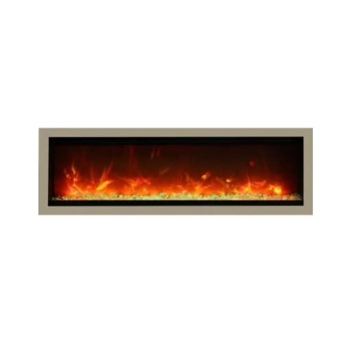 74-in Surround for WM Series Clean Face Electric Fireplace, Bronze