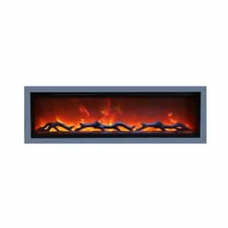88-in Surround for WM Series Clean Face Electric Fireplace, Dark Grey