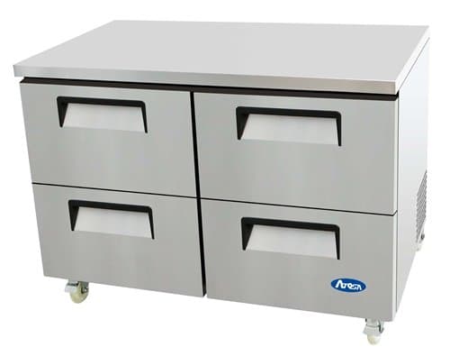48'' Stainless Steel Four-Drawer Undercounter Refrigerator