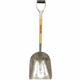 Ames True Temper Kodiak Aluminum Scoop with 27 Inch Ash Handle and Cushioned D-Grip