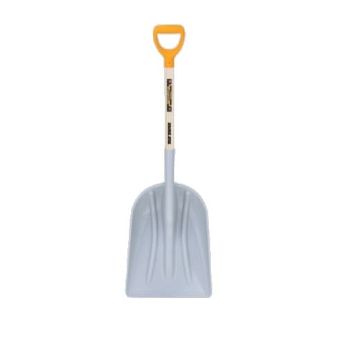46-in Poly Scoop, Hickory Handle w/ D-Grip