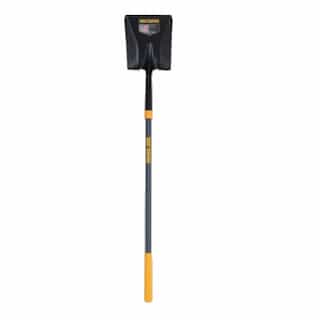 48-in Square Point Shovel, Yellow