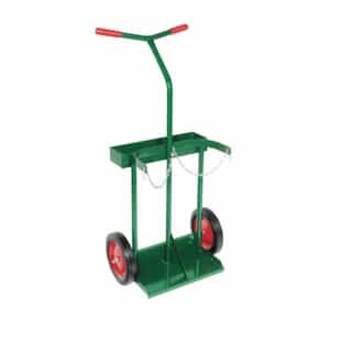 Anthony Welded Dual Handle Welding Cart, Dual Cylinder, 10-in Wheel