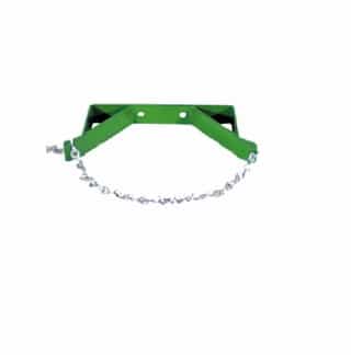 Anthony Welded Single Cylinder Bracket w/ Safety Chain for 7-in to 9.5-in Cylinders, Wall Mounted