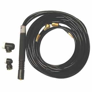 25.0 ft Water Cooled Flexible Tig Torch Package