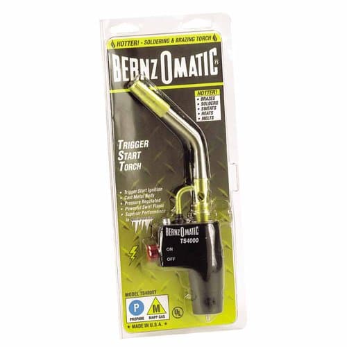 Bernzomatic High-heat Brazing, Soldering, and Heat Treating MAPP Torch