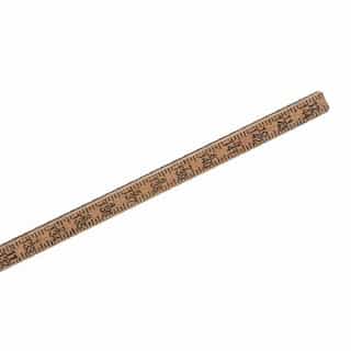 Bagby Gage Stick 12 ft Wood Gage Pole