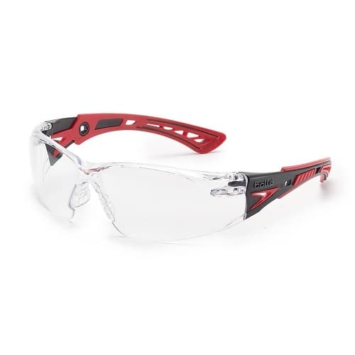 Bolle Safety Safety Glasses, Anti-Fog/Anti-Scratch, Clear