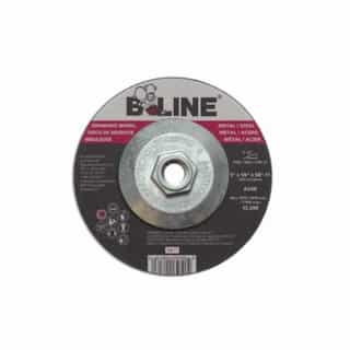 Bee Line Abrasives 5-in Depressed Center Grinding Wheel, 24 Grit, Aluminum Oxide, Resin Bond