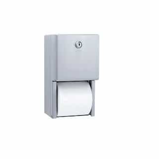 Stainless Steel Dual Roll Toilet Paper Dispenser