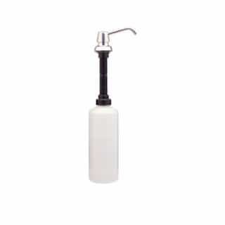 Stainless Steel and Plastic Lavatory-Mounted Soap Dispenser 34 oz.