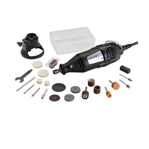 200 Series Rotary Tool Kit w/ 1 Attachment & 21 Accessories, 120V