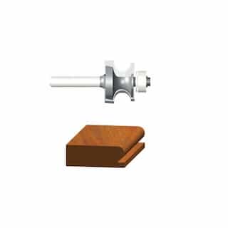 Vermont American 1-in x 11/16-in Edgebead Router Bit, Carbide Tipped, 2-Flute
