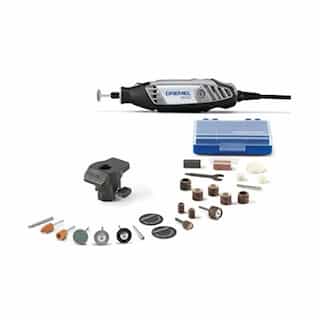 3000 Series Rotary Tool w/ Sand/Grind Guide & 24 Accessories, 120V