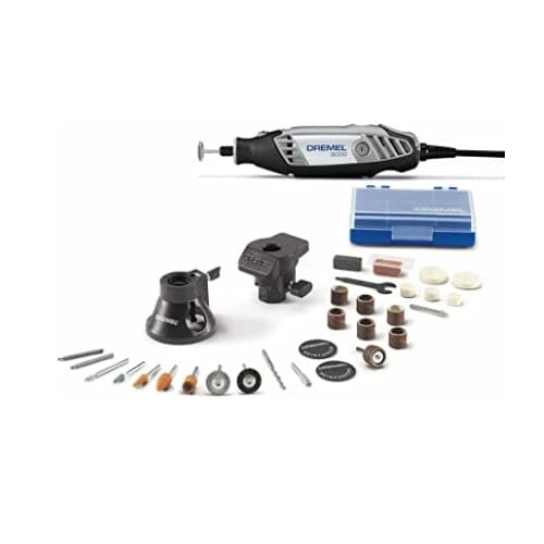 3000 Series Rotary Tool Kit w/ 2 Attachments & 28 Accessories, 120V