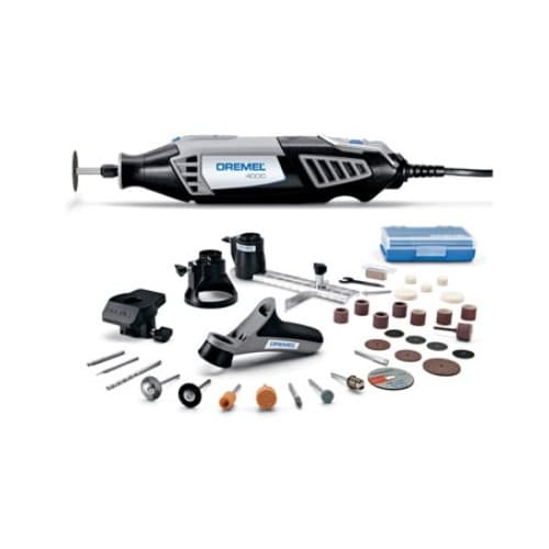 4000 Series Rotary Tool w/ 4 Attachments & 34 Accessories, 120V