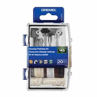 Dremel Cleaning & Polishing Kit for Rotary Tool, 20 Piece