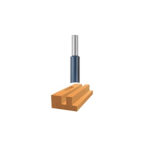 Bosch 3/4-in x 1-1/2-in Straight Router Bit, Carbide Tipped, 2-Flute