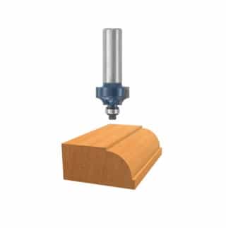 1/4-in x 1/2-in Beading Router Bit, Carbide Tipped