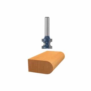 16/34-in x 3/4-in Bullnose Router Bit, Carbide Tipped