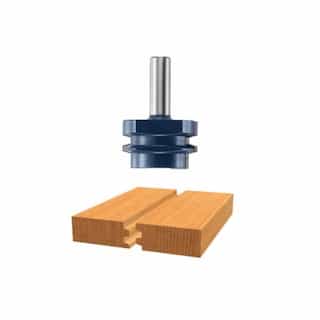 1-7/8-in x 1-3/32-in Reversable Glue Joint Router Bit, Carbide Tipped