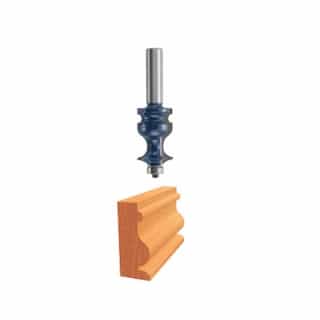 1-1/16-in X 1-3/4-in Ogee & Bead Bit, Carbide Tipped, 2-Flute
