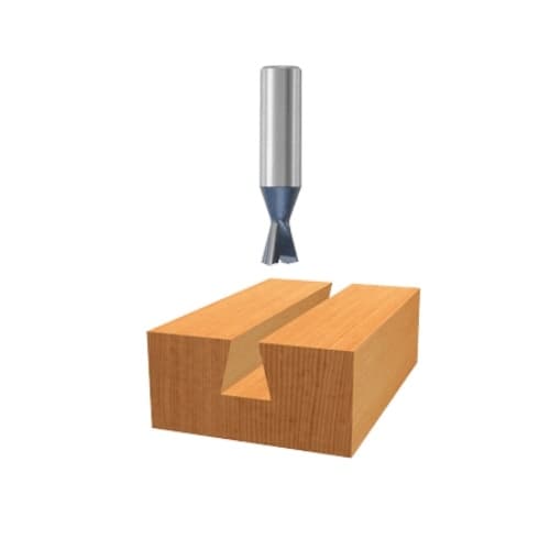 9 Degree x 3/8-in Dovetail Bit, Carbide Tipped