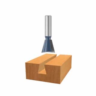 14 Degree x 3/4-in Dovetail Bit, Carbide Tipped