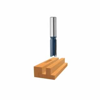 Bosch 1/2-in x 1-1/2-in Straight Router Bit, Carbide Tipped, 2-Flute